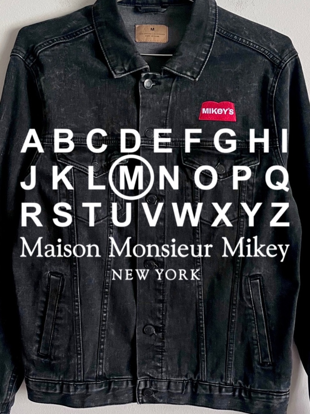 Mikey’s Regular Fit Denim Trucker Jacket - M